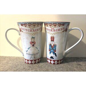 Two 222 Fifth The NutCracker  6.25" Coffee Mugs  # 3044